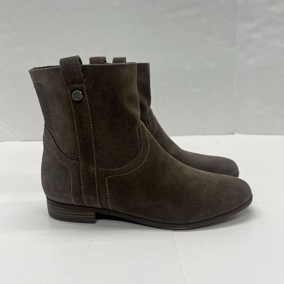 Frye & Co Women's Boots Size 7.5 Sarah Shortie Ankle Boots Suede Western Casual - Picture 1 of 14